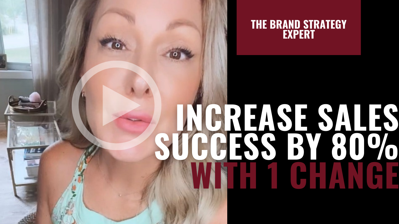 Here is 1 small change you can make right now to increase your sales success by 80%!